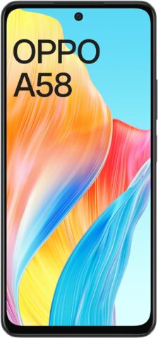 Oppo A58 (Glowing Black, 6GB RAM, 128GB Storage) | 5000 mAh Battery and 33W SUPERVOOC | 6.72 FHD+ Punch Hole Display | Dual Stereo Speakers with No Cost EMI/Additional Exchange Offers : Amazon.in